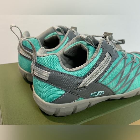 NWT Keen Women's 5 Chandler Drizzle Waterfall Turquoise Hiking Water Shoes - Picture 6 of 8